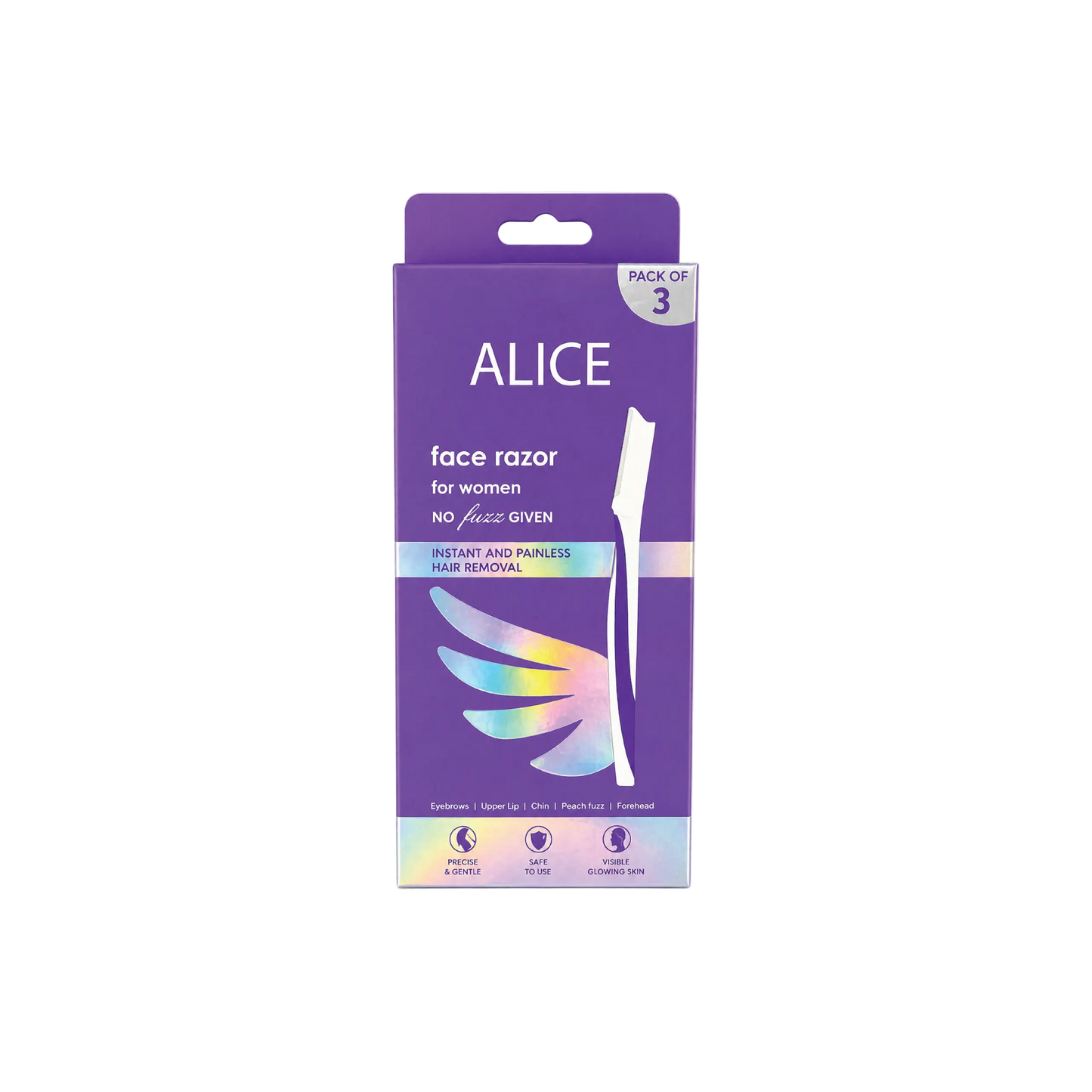 Alice Facial Razors – 3 Pieces