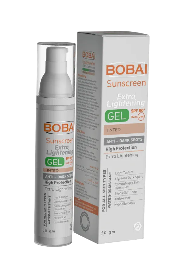 Bobai Sunscreen Tinted Extra Lightening gel spf 50