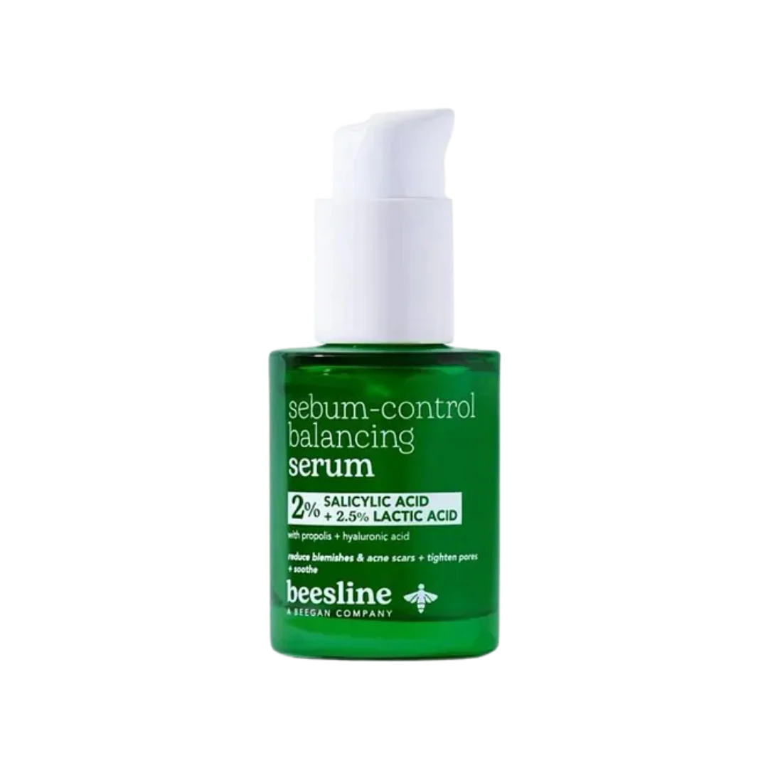 Beesline Sebum-Control Balancing Serum - 2% Salicylic Acid + 2.5% Lactic Acid - 30ml