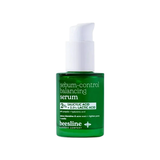 Beesline Sebum-Control Balancing Serum - 2% Salicylic Acid + 2.5% Lactic Acid - 30ml