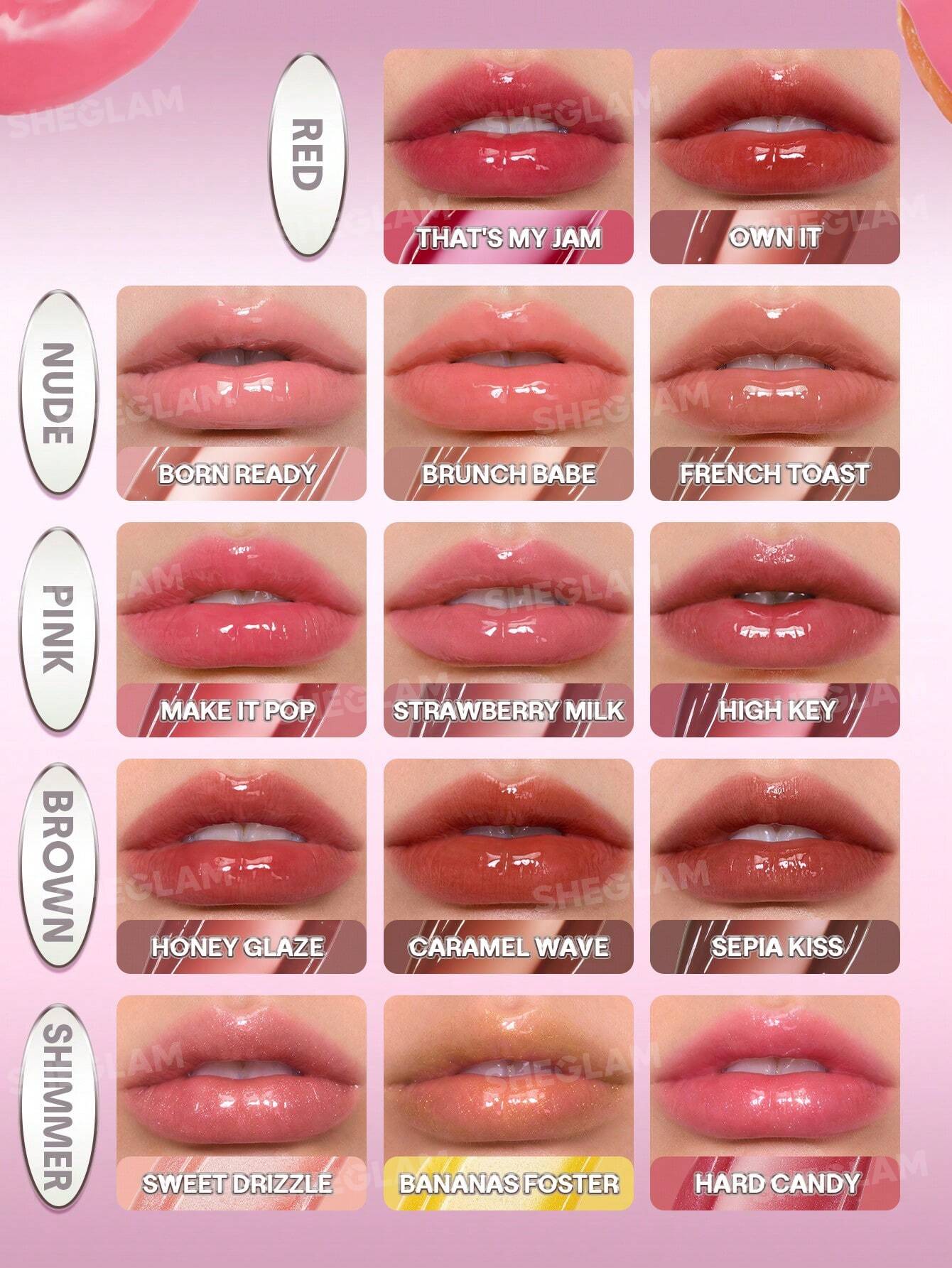 sheglam Glass Lock Air Gloss 3.4ml
