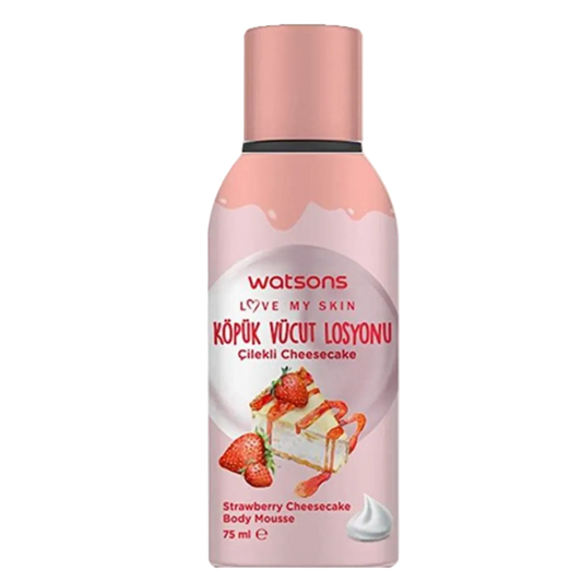 WATSONS BODY MOUSSE STRAWBERRY CHEESECAKE 75ML