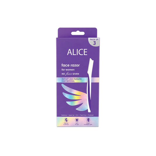 Alice Facial Razors – 3 Pieces