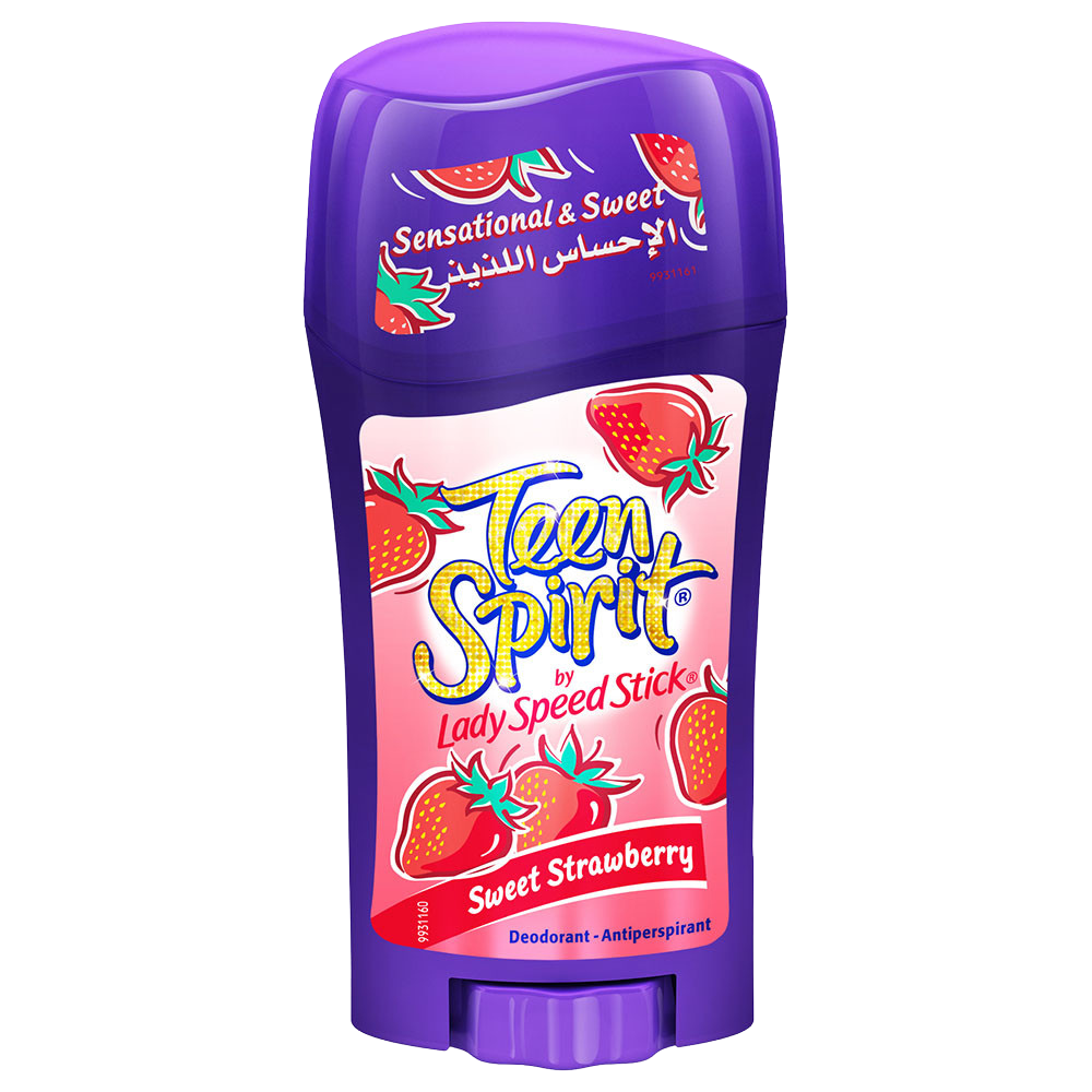 Lady Speed Stick Teen Spirit Antiperspirant & Deodorant-Sweet Strawberry-2.3 Oz
