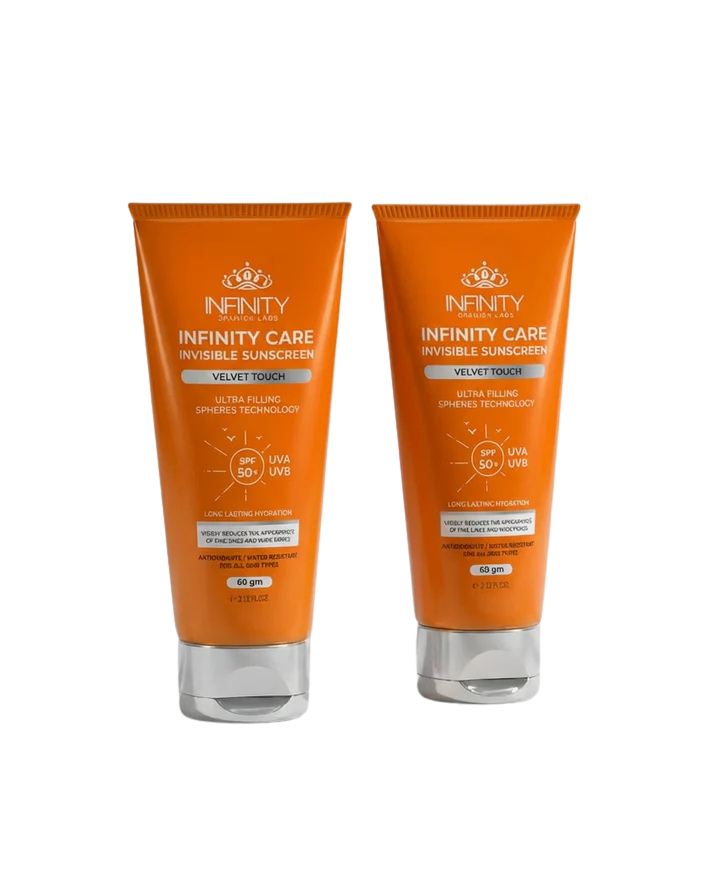 Infinity Care Invisible Velvet Touch SPF 50+ 60gm (1+1)