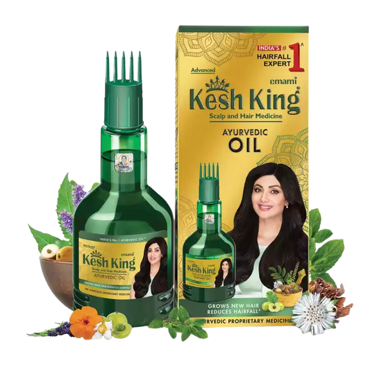 Kesh King Ayurvedic Hair Oil Grows New Hair Reduces Hair Fall 100ml