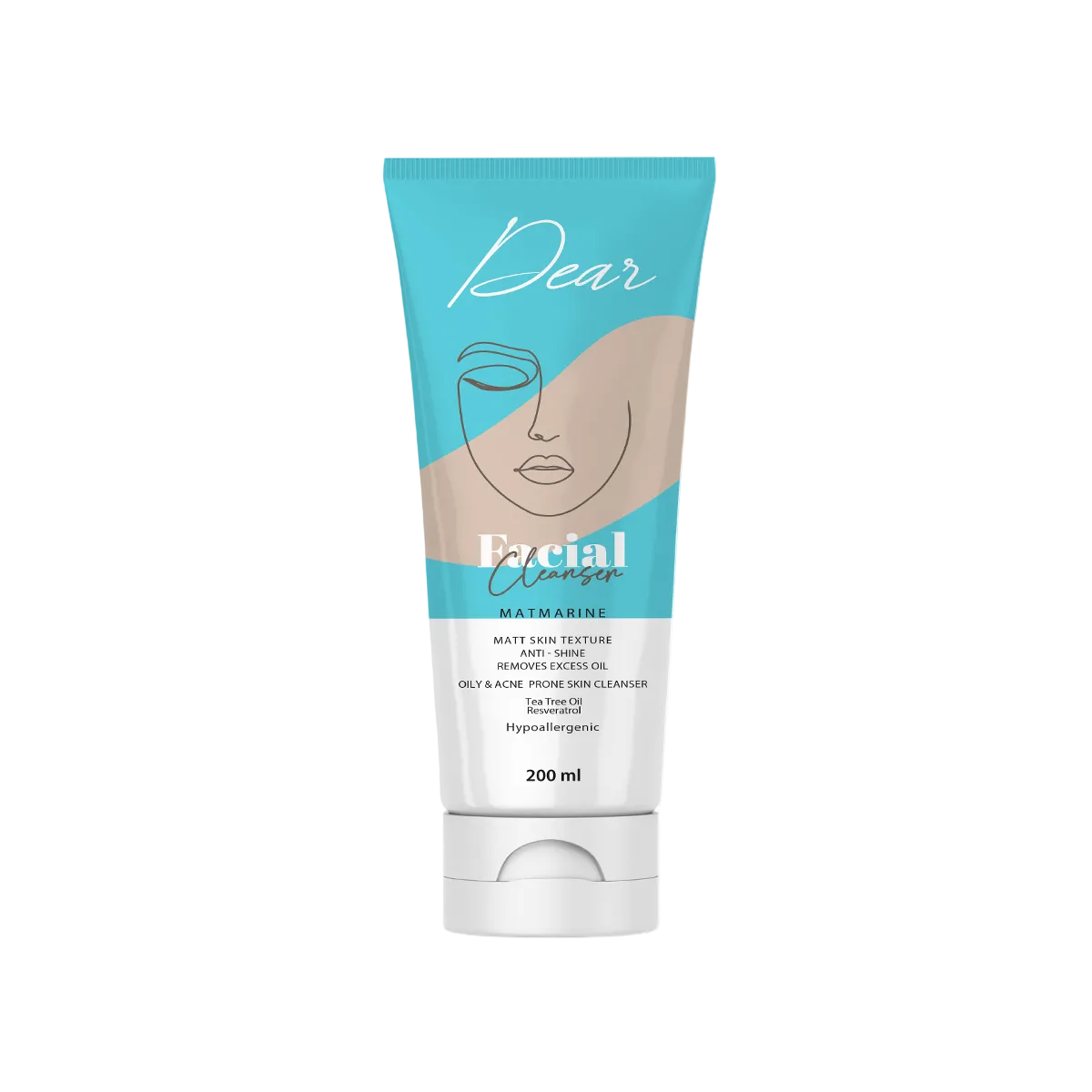Dear Facial Cleanser For Oily & Acne Prone Skin 200ML