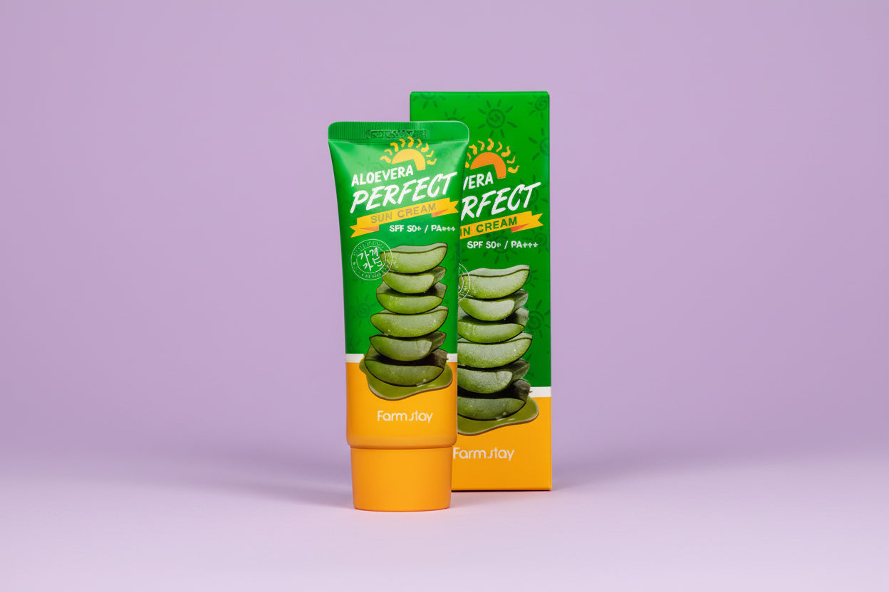 Farm Stay Aloe Vera Perfect Sun Cream SPF 50 +