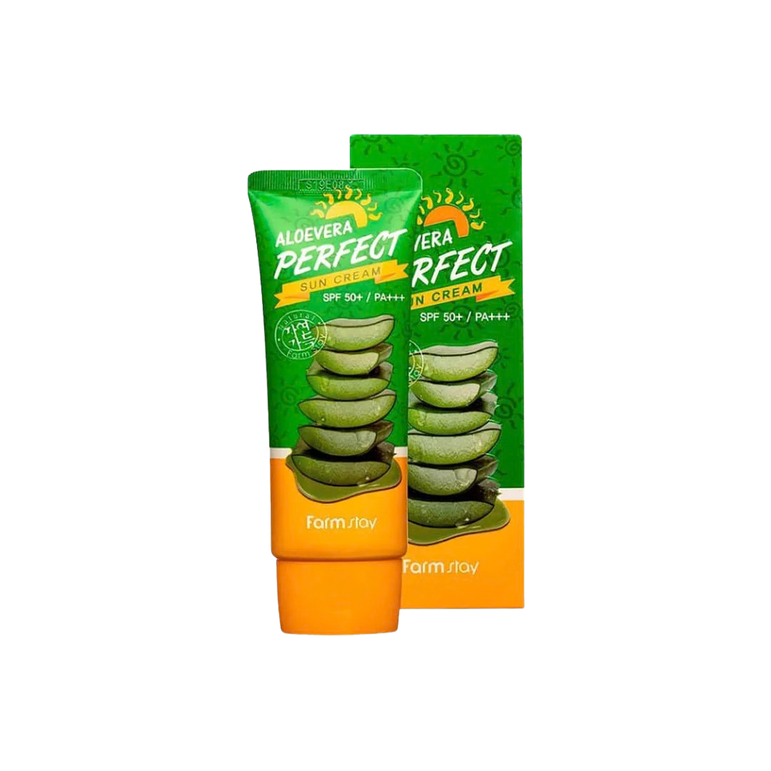 Farm Stay Aloe Vera Perfect Sun Cream SPF 50 +