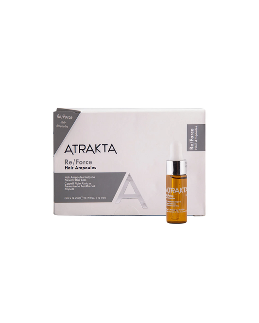 Atrakta Re/Force Hair Ampoules Promotes Growth and Prevents Fall 5 ml x 12 Vials