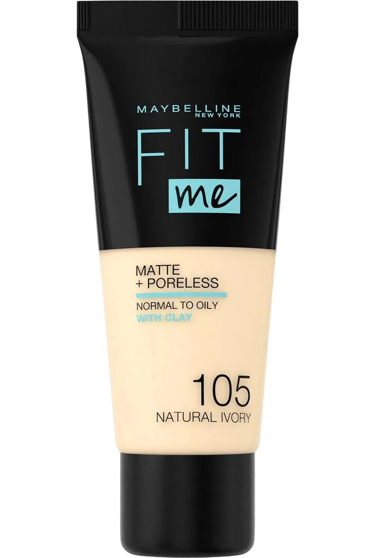 Maybelline New York Fit Me Matte + Poreless 105 Natural Ivory