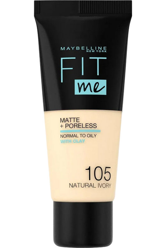 Maybelline New York Fit Me Matte + Poreless 105 Natural Ivory