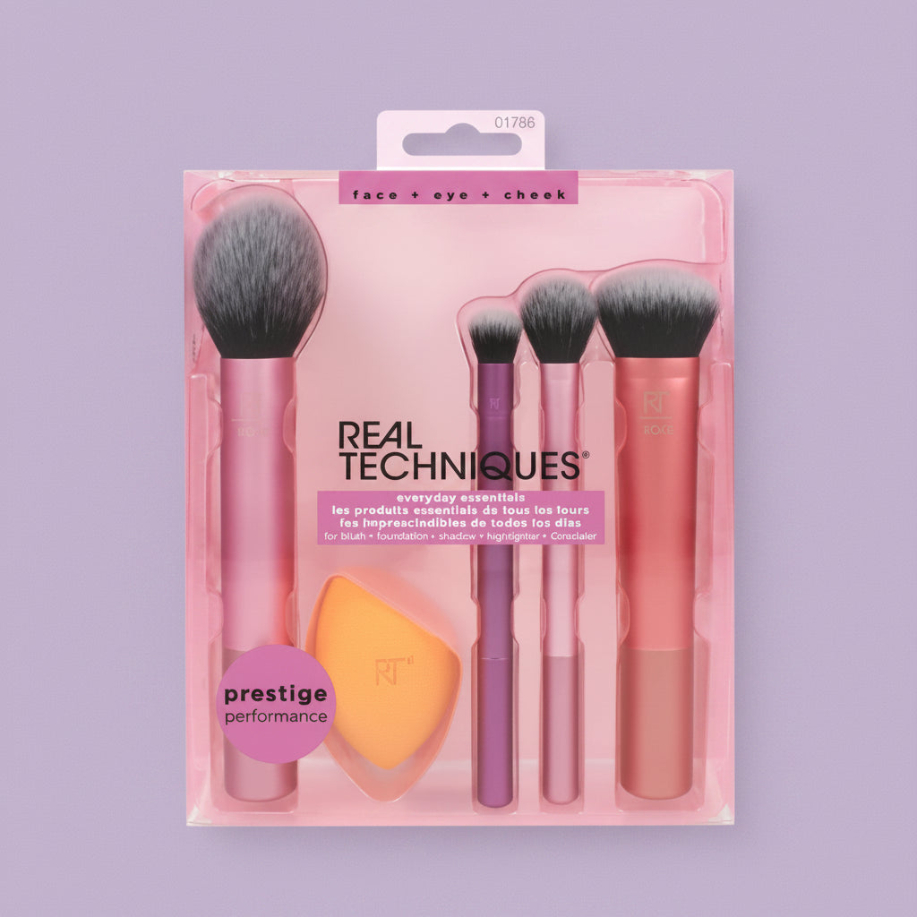 Brush Set Everyday Essentials By Real Techniques - 5pc