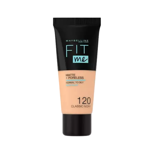 Maybelline Fit Me Matte & Poreless Foundation 120 Classic Ivory