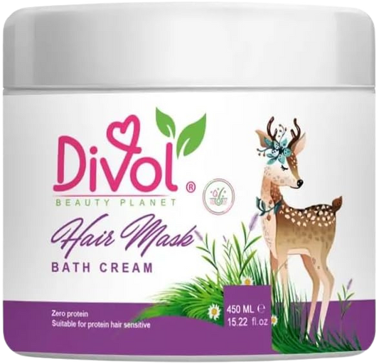 DIVOL HAIR BATH AND MASK CREAM 450ML.