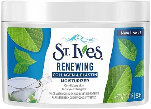 St. Ives Facial Moisturizer Renewing Skin Collagen & Elastin 283g
