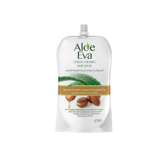Aloe Eva Hair Strengthening Mask Pouch With Aloe Vera & Moroccan Argan Oil 250 Gm