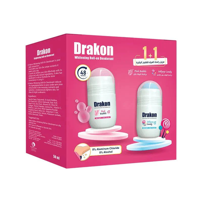 Drakon Whitening Roll on  (1+1 Free)
