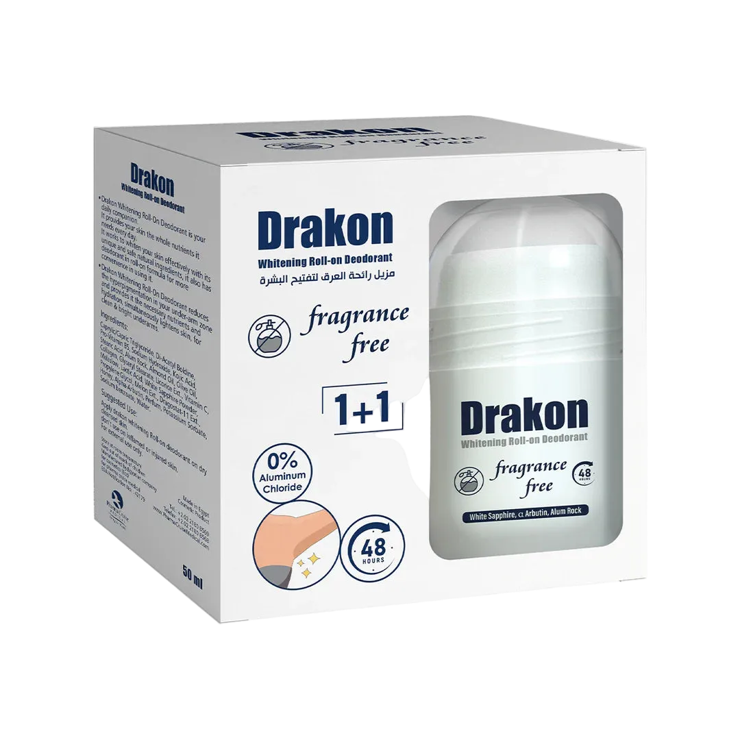 Drakon Whitening Roll on  (1+1 Free)