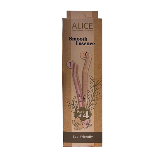 Alice Smooth Essence Facial Razors – 4-Pack