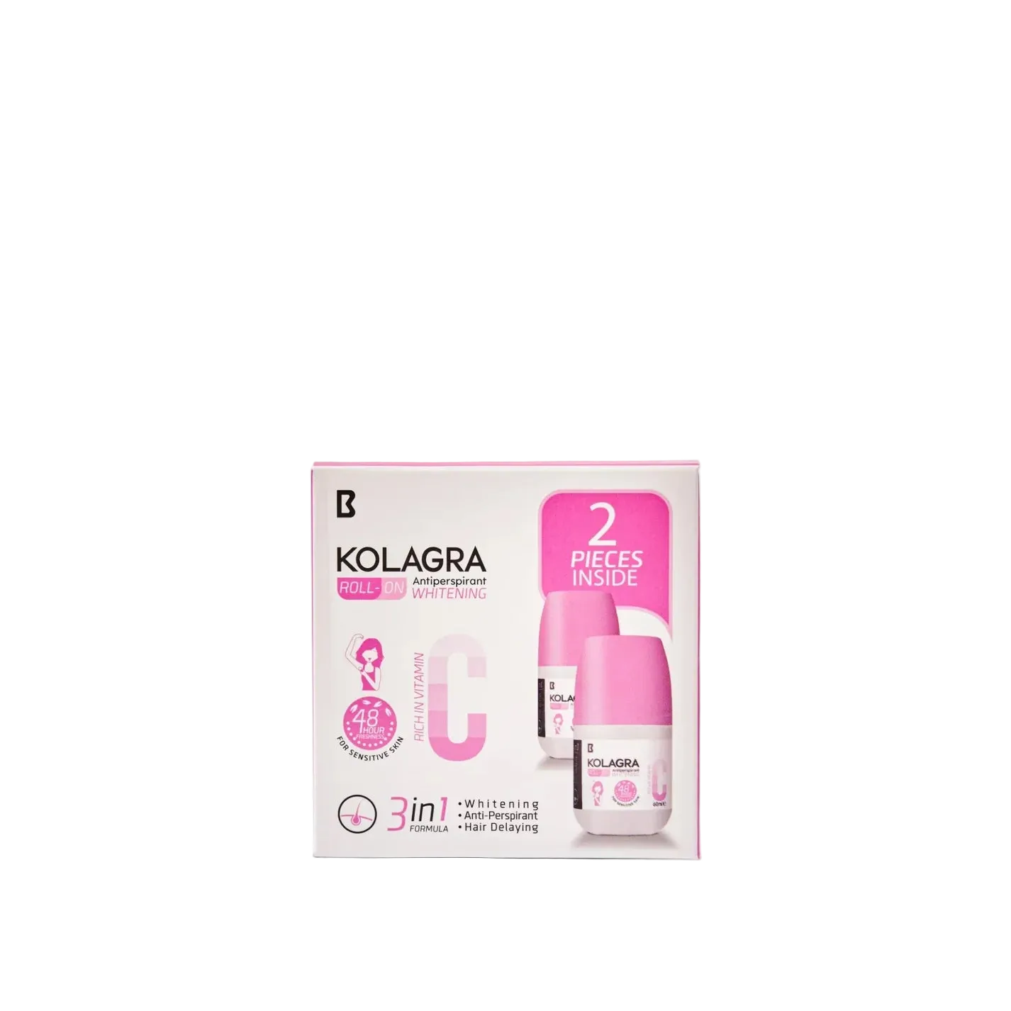 Kolagra whitening Roll on 2*1 promo pack 1+1